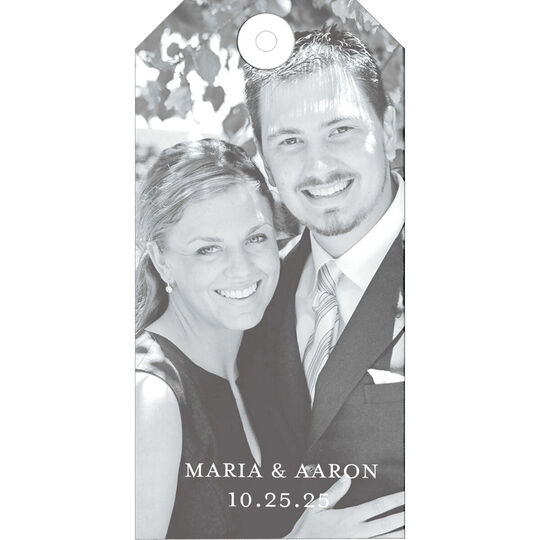 Your Photo or Logo Large Hanging Gift Tags